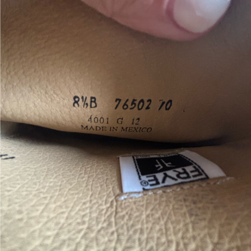 Frye women’s Tan Leather Footwear 8.5 - Picture 3 of 11